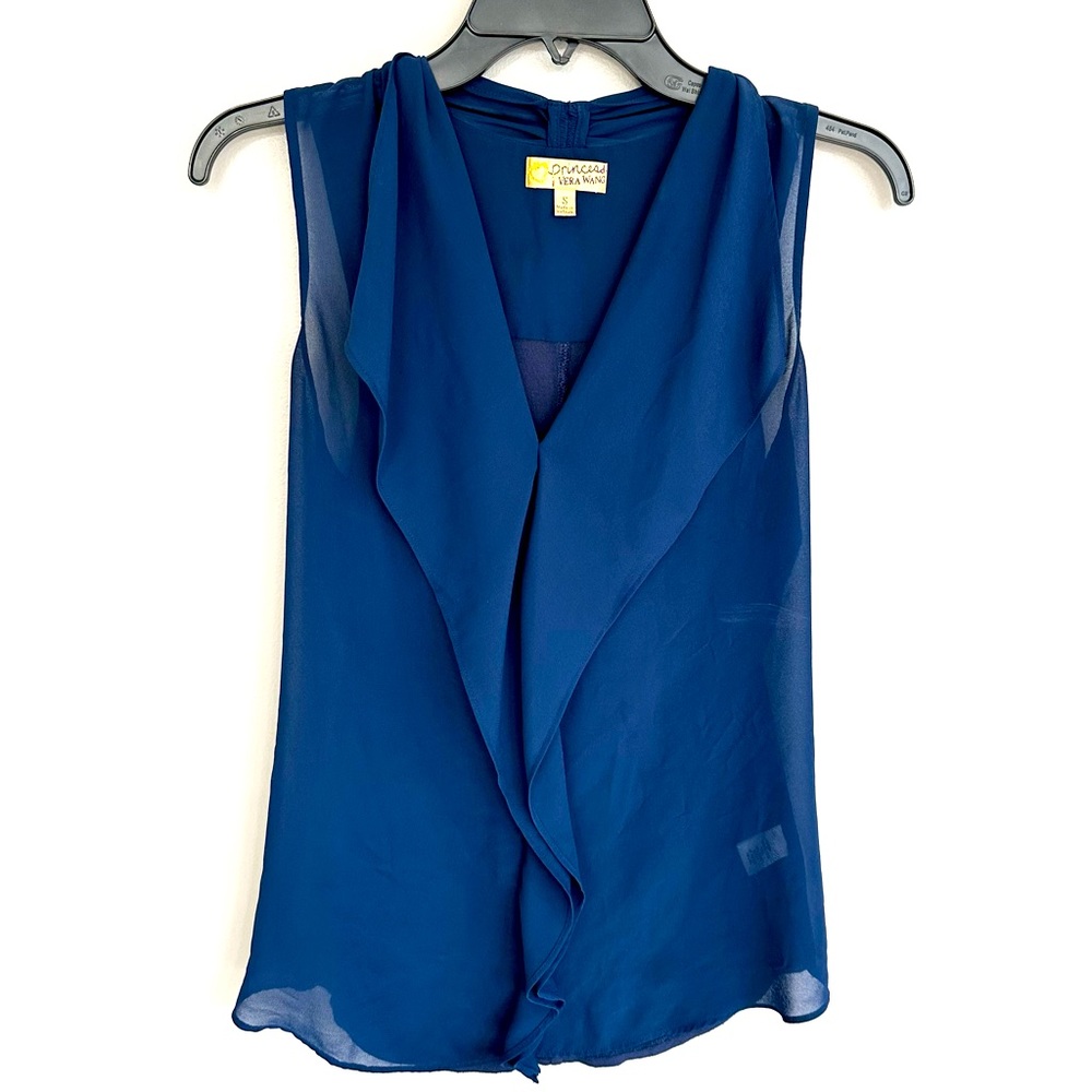 Women’s Navy Sleeveless Top - small